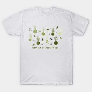 Little Green Trees and Butterflies T-Shirt